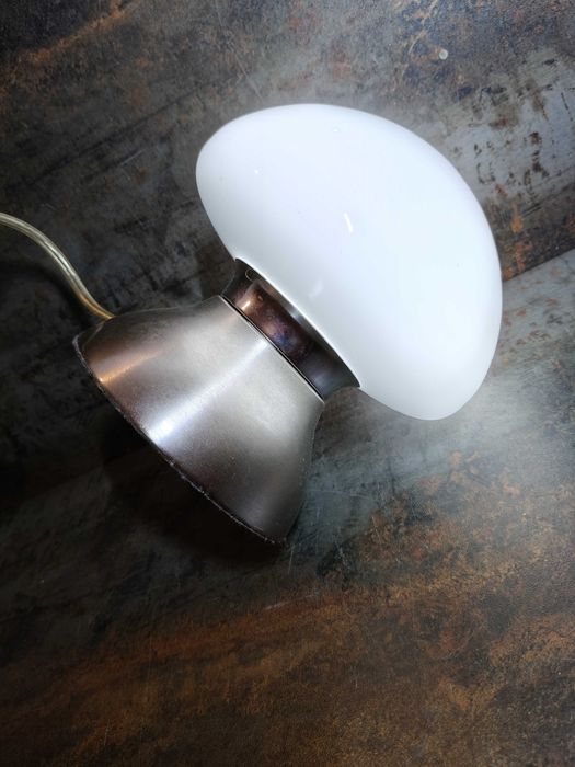 Lampa Grzybek, klosz barwiony w masie, vintage