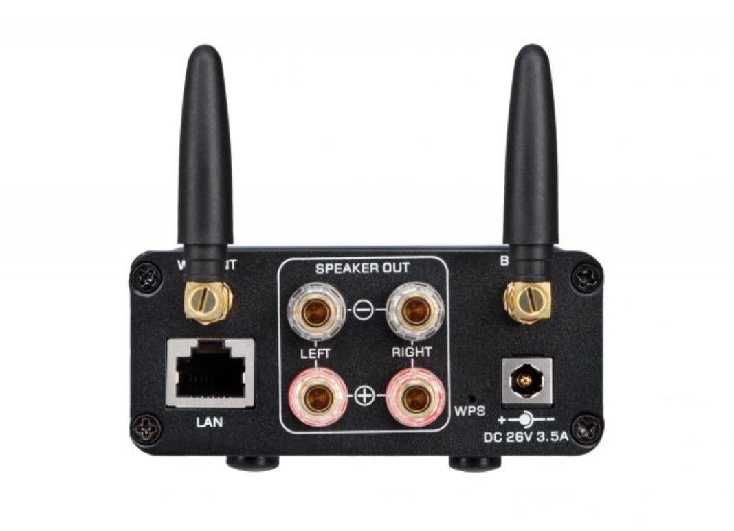 Wi-Fi програвач з вбудованим підсилювачем (2*60Вт), BT, AirPlay, USB