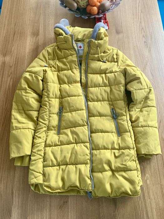 Kurtka zimowa damska rozmiar S zolta