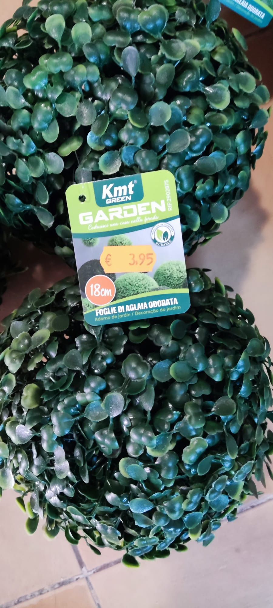 6 Buxos / 6 bolas de jardim artificial NOVAS