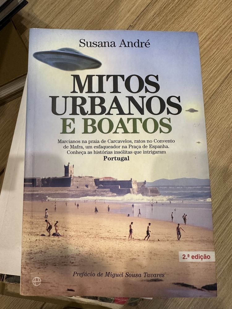 livro de Susana André - Mitos Urbanos e boatos.