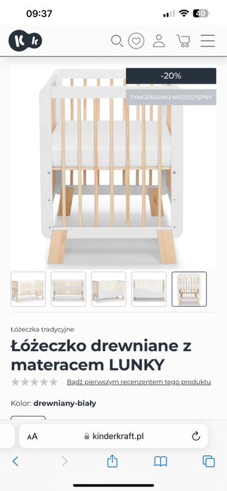 Sprzedam lozeczko Kinderkraft