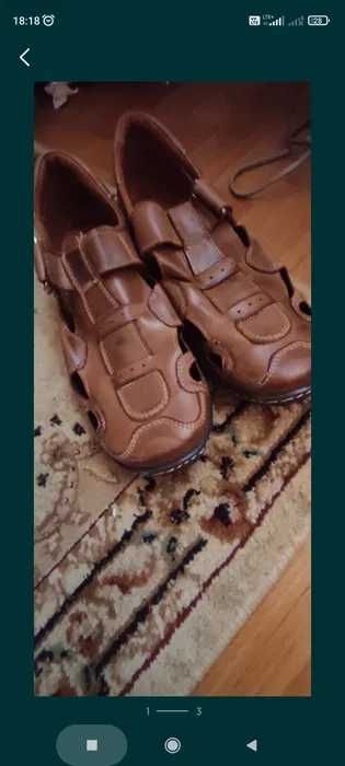 sandaly meskie skorzane