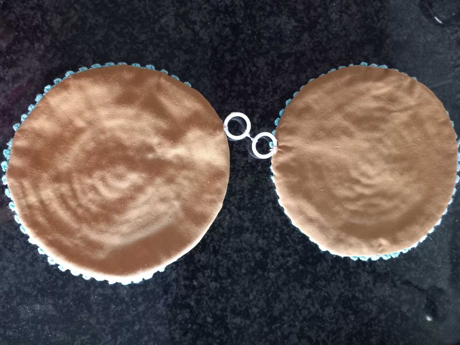 Pegas em crochê para cozinha