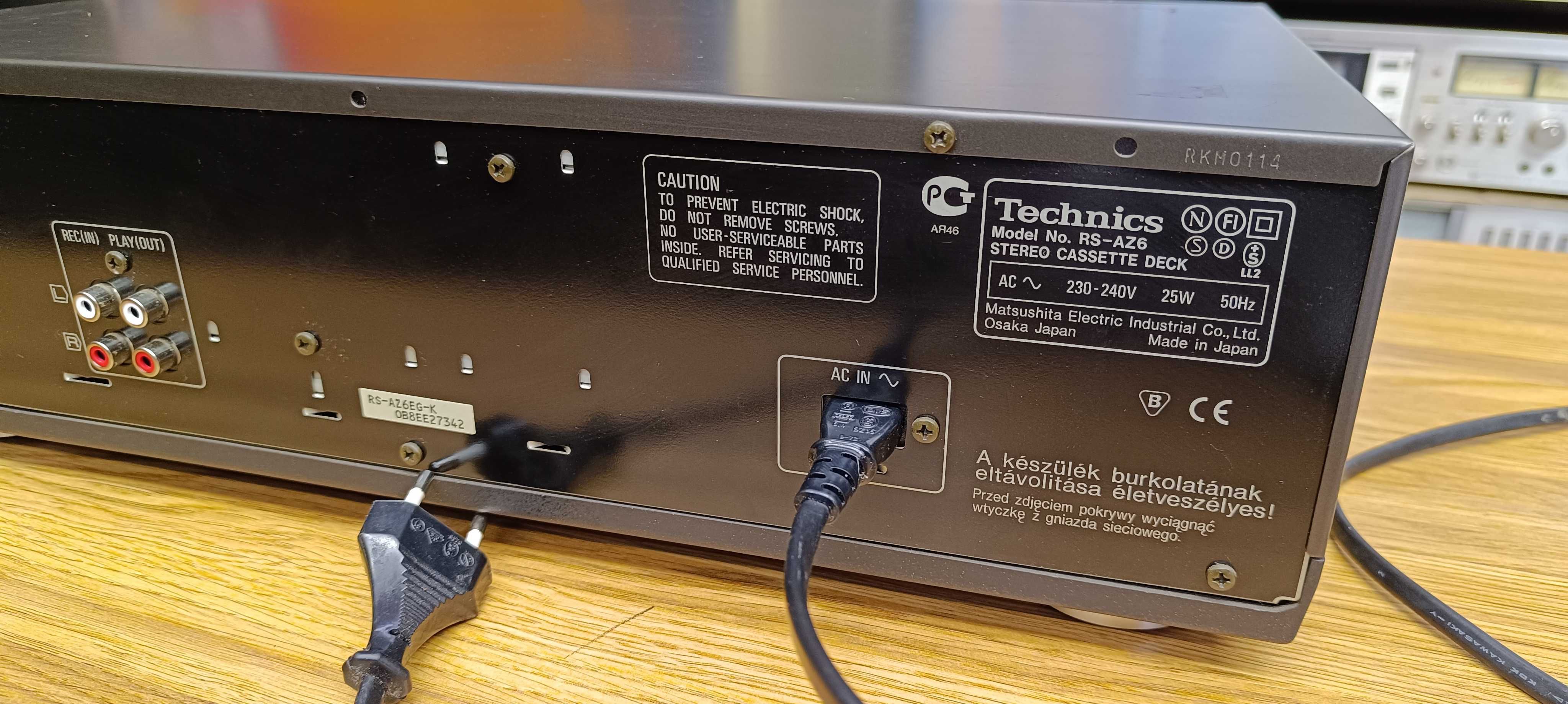 Кассетна дека Technics RS-AZ6- 3-Нeаd (стан !звук ! )-відео роботи