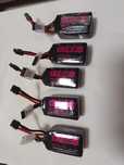 Lipo 6s 100c 1100mah cnhl black 5szt bateria akumulator 1300