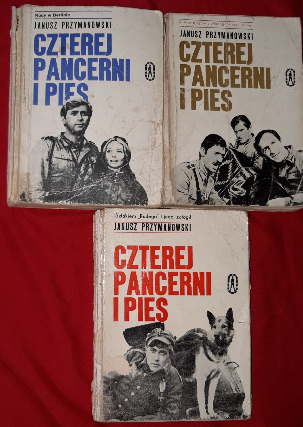 3 cześci książki "Czterej pancerni i pies" J.Przymanowski