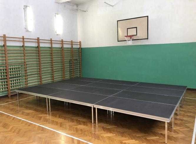 Scena 4x3m - Podesty Aludeck - Alustage, Ze schodkami, FV na Przelew