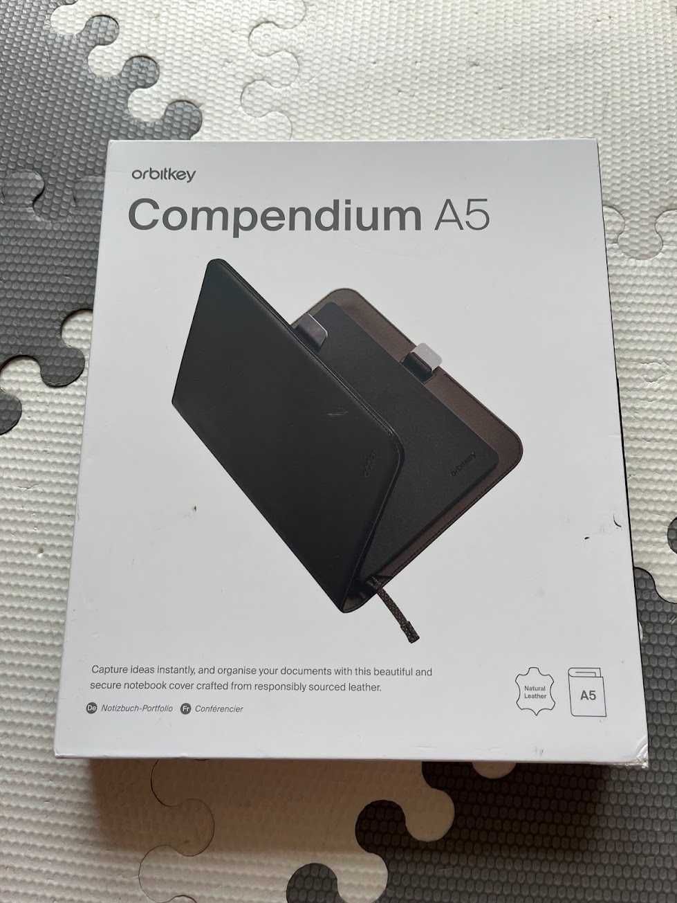 Orbitkey Compendium A5 – nowy, czarny – NIEUŻYWANY