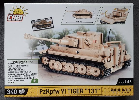 Klocki cobi 2710 czołg Tiger 131