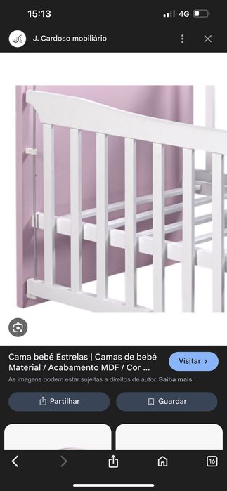 Cama de bebê  nova