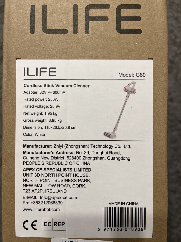Odkurzacz bezprzewodowy iLife G80