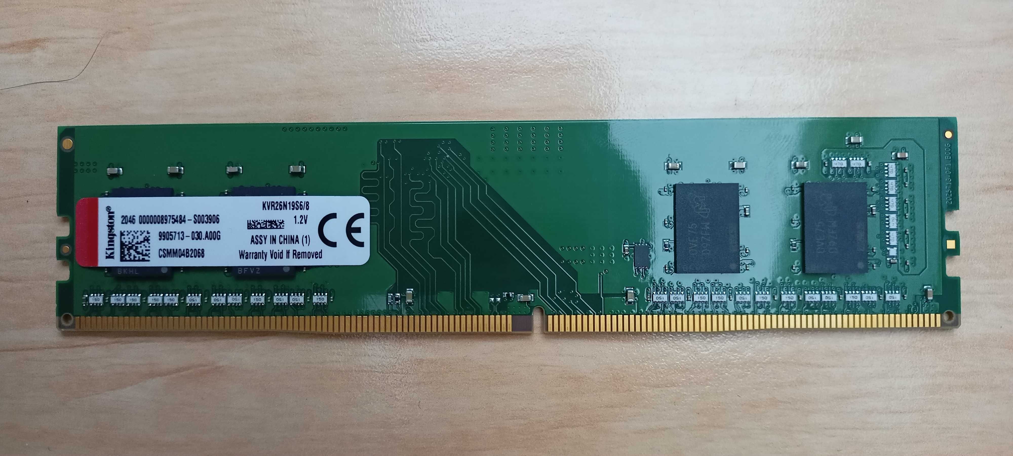 Pamięć RAM Kingston DDR4 8 GB 2666 MHz CL19 1Rx16