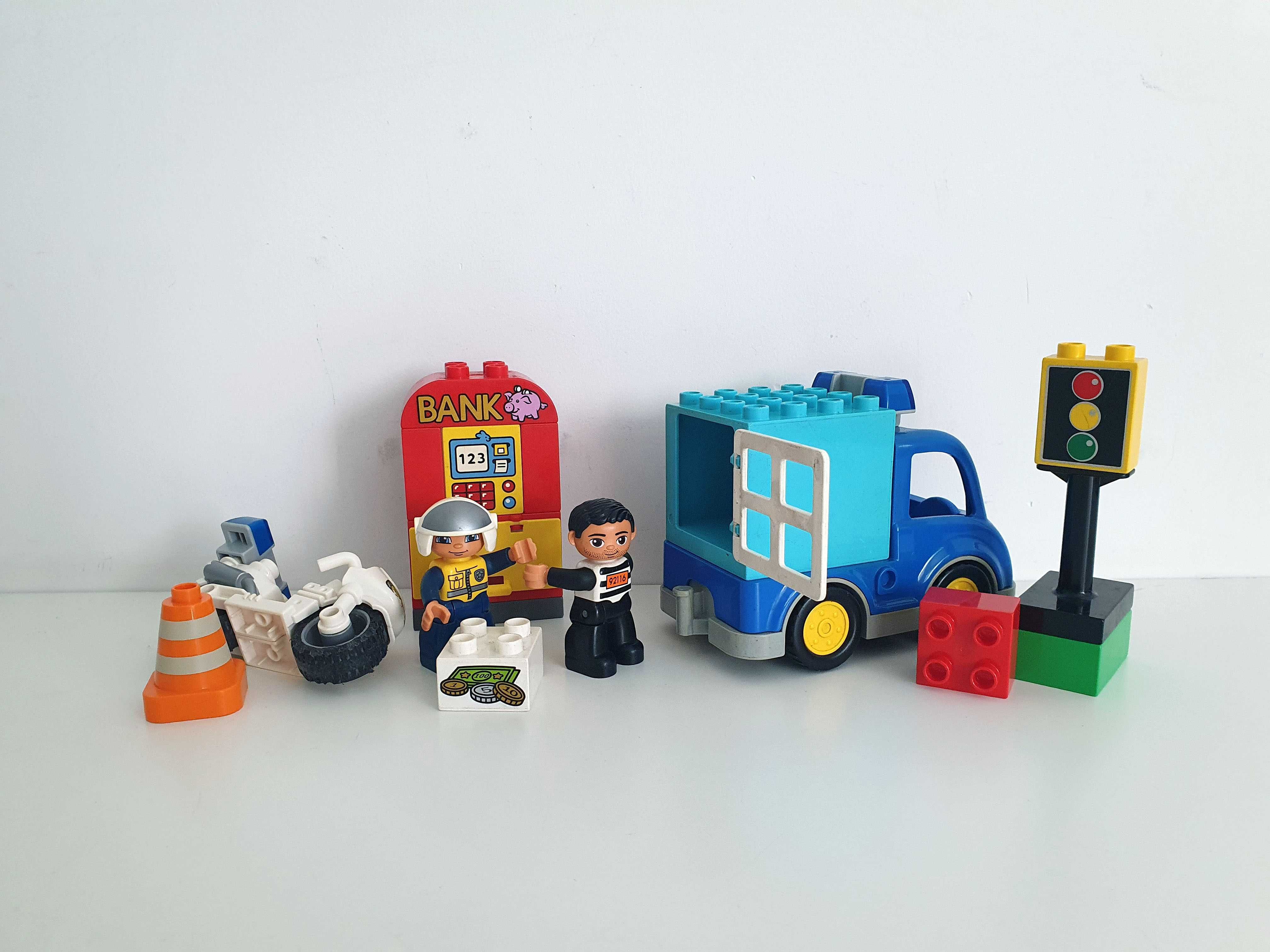 Lego DUPLO 10809 patrol policyjny 5679 motocykl policja sygnał klocki