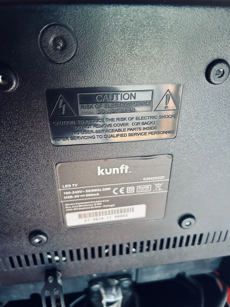 TV LED K3642X22F KUNFT LED - 22 - 56 CM