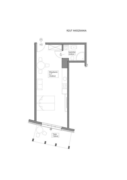 Kawalerka na wynajem. Apartamentowiec na Sienkiewicza w Zamościu.