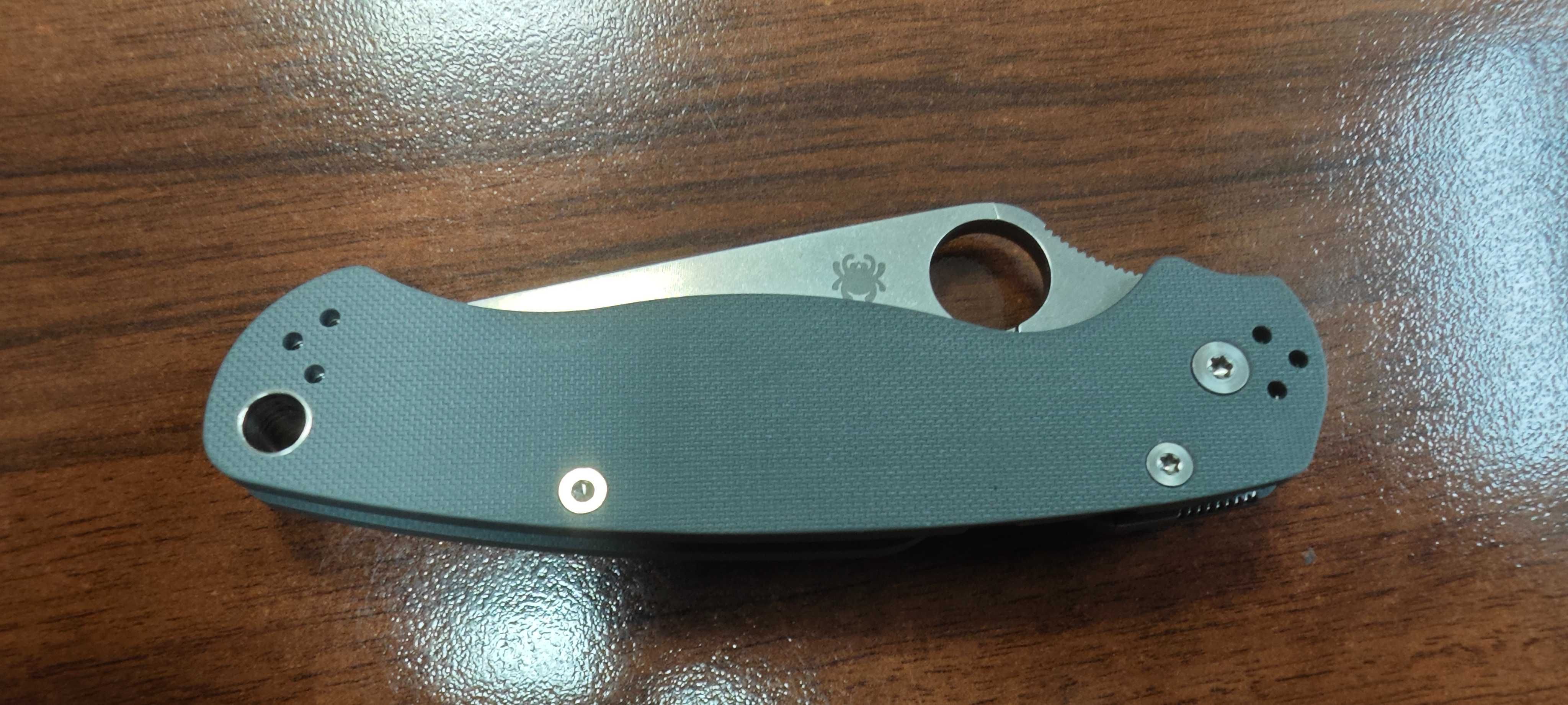 Spyderco Para Military 2 G-10 Dark Gray Maxamet NOWY!!!