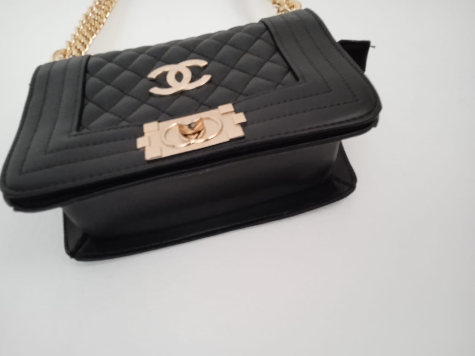 Piękne skorzane vintage torebka Chanel