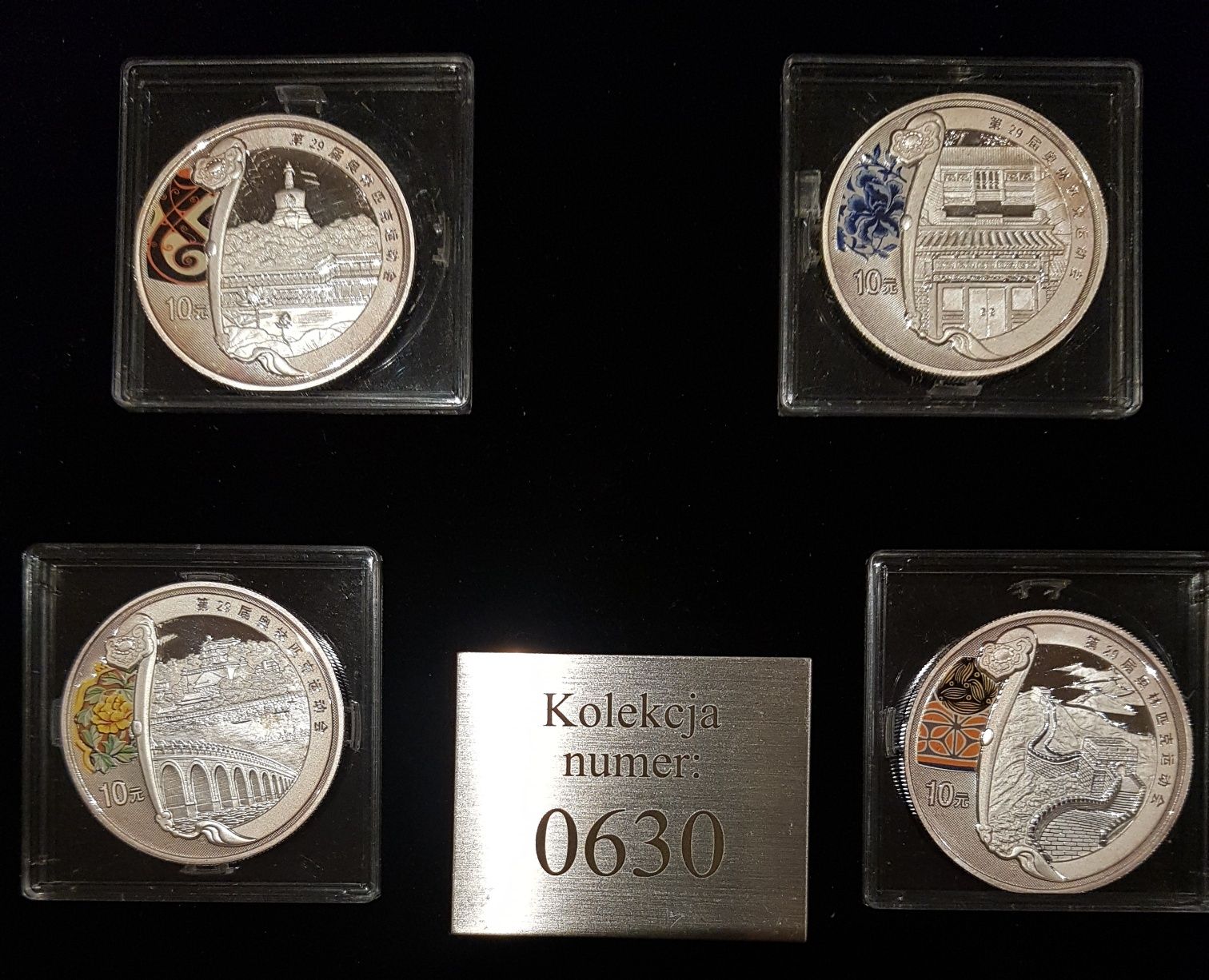 Srebrne monety 10yuan