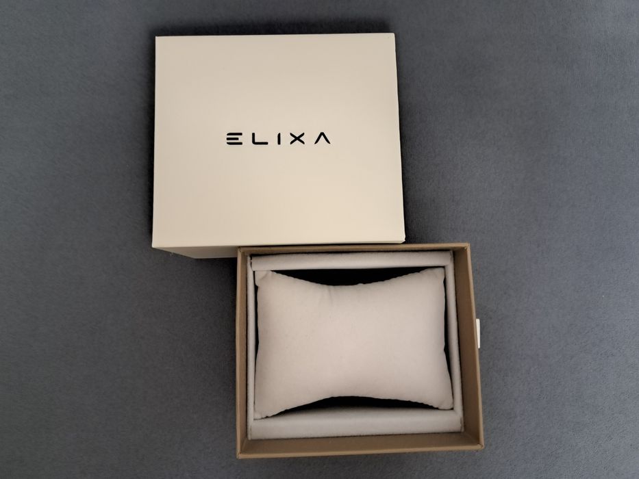 Pudelko, tekturowe opakowanie na zegarek Elixa