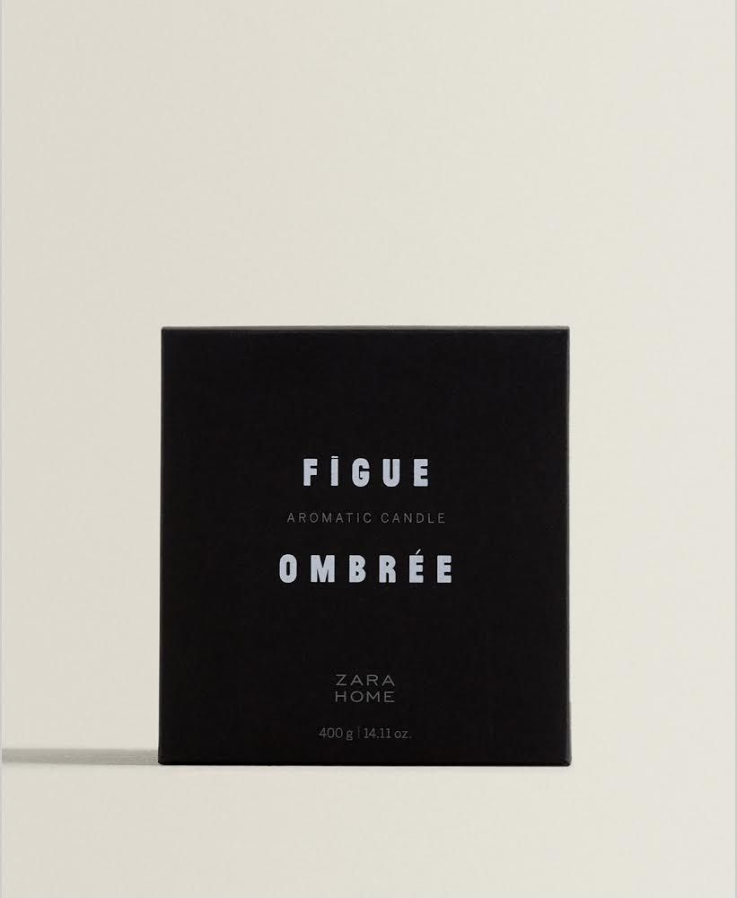 (400 G) Vela Aromática FIGUE OMBRÉE Zara Home NOVO