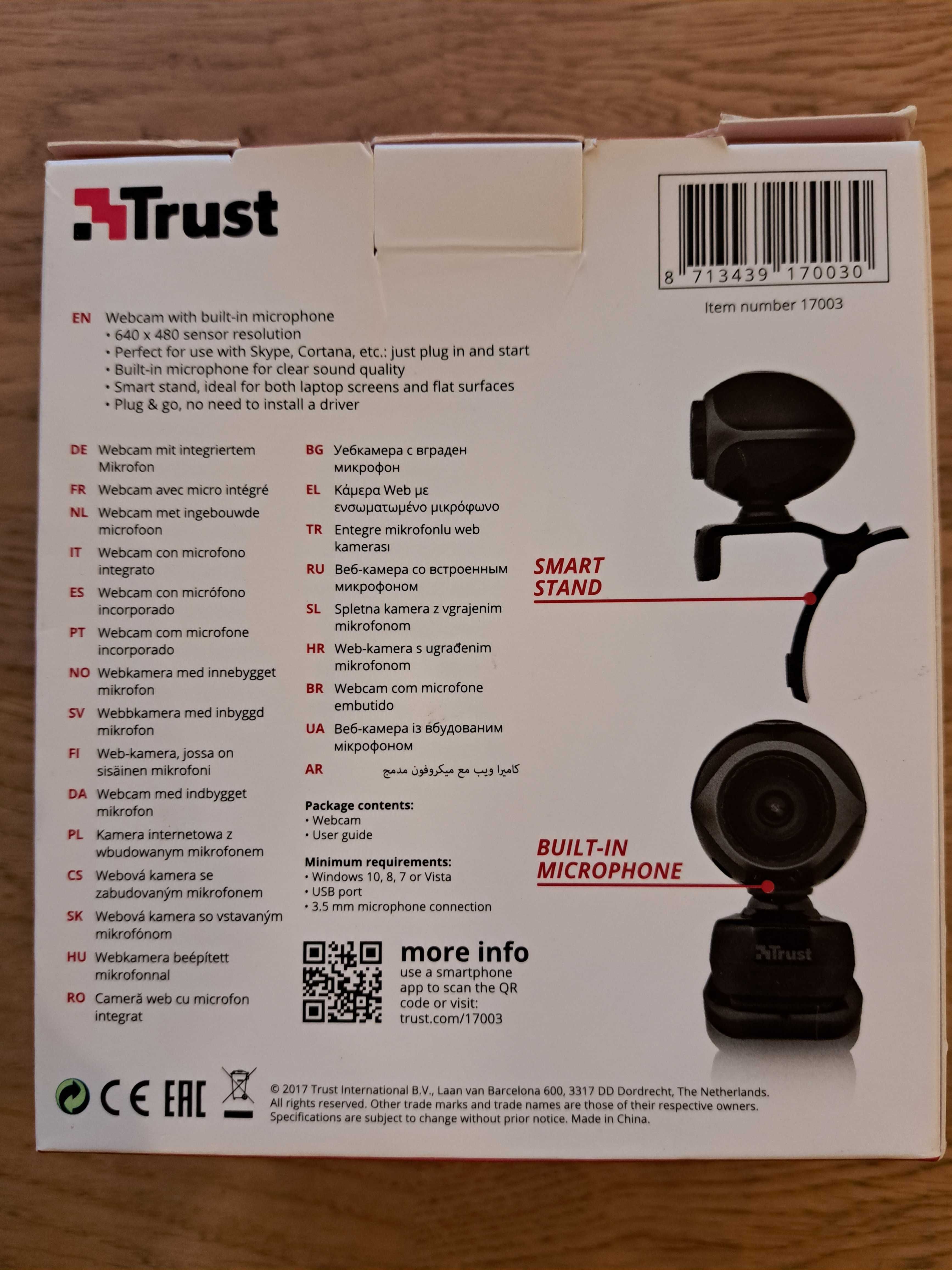 Kamera internetowa z mikrofonem Trust