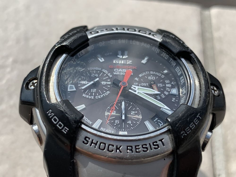Zegarek męski Casio Giez GS-1100 oryginalny solar waveceptor radio