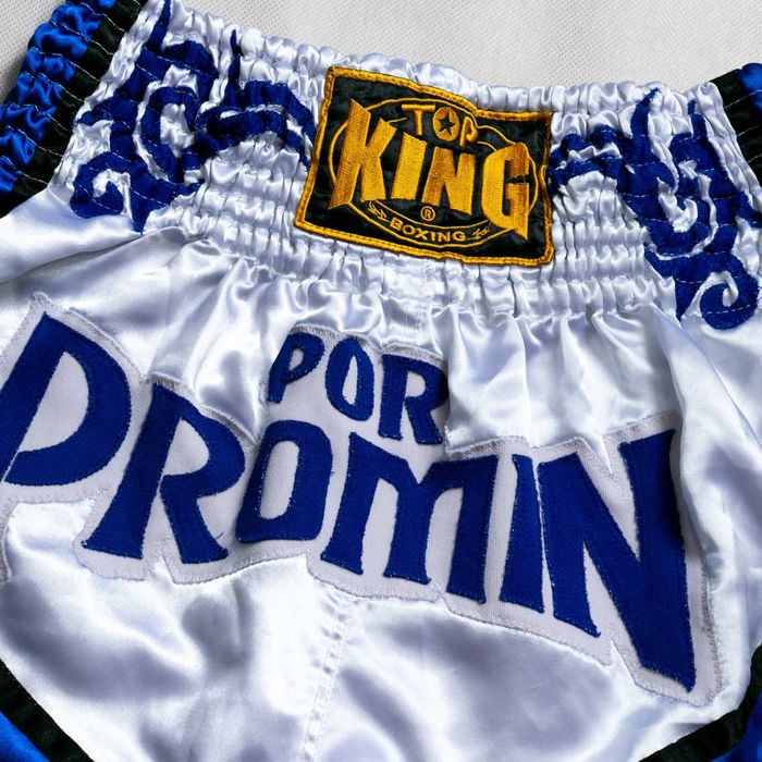 Top King Boxing shorty do muay thai XL satynowe