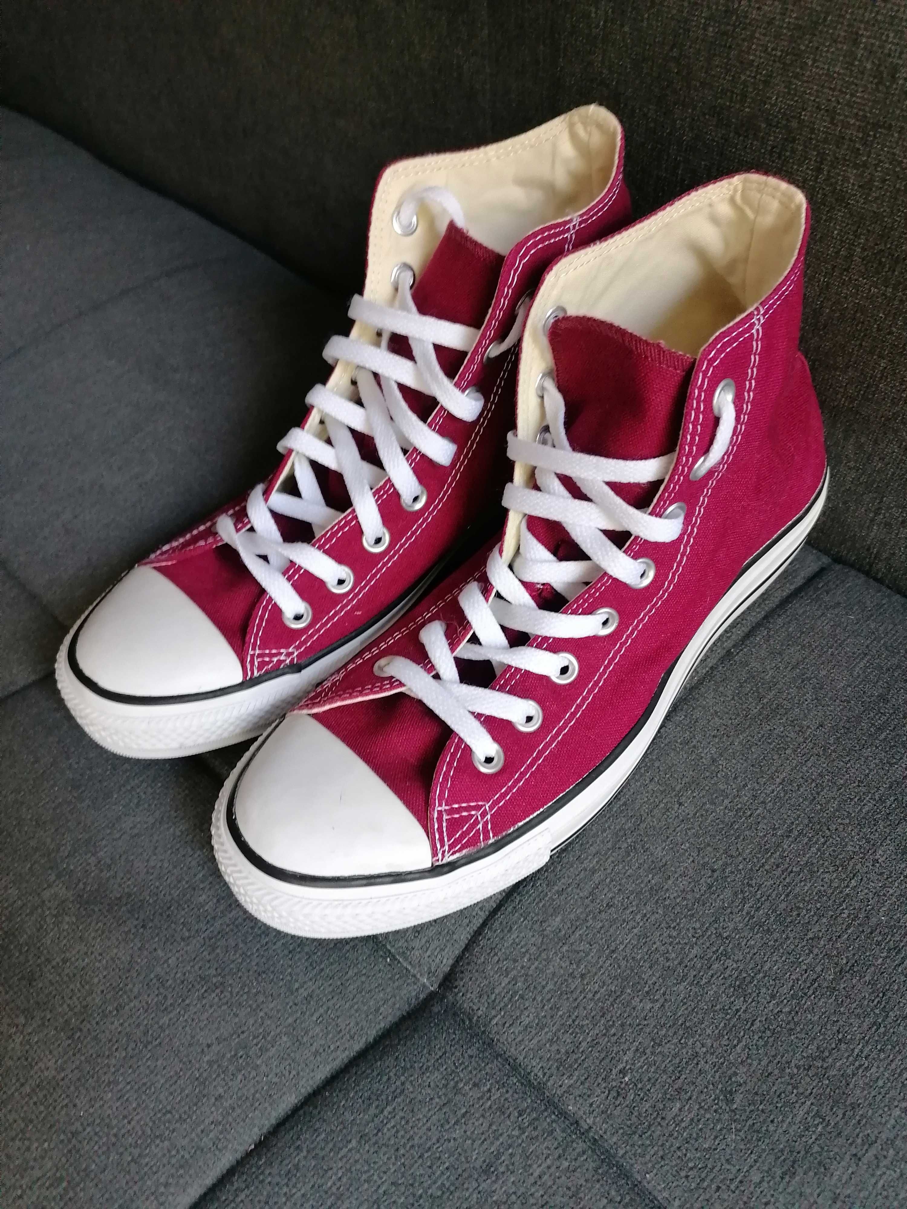 Trampki Converse bordowe czerwone unisex 43