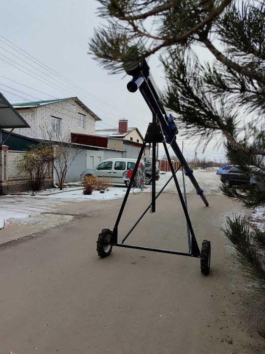 Шнековый погрузчик, винтовой конвейер для зерна, бензиновий двигун.