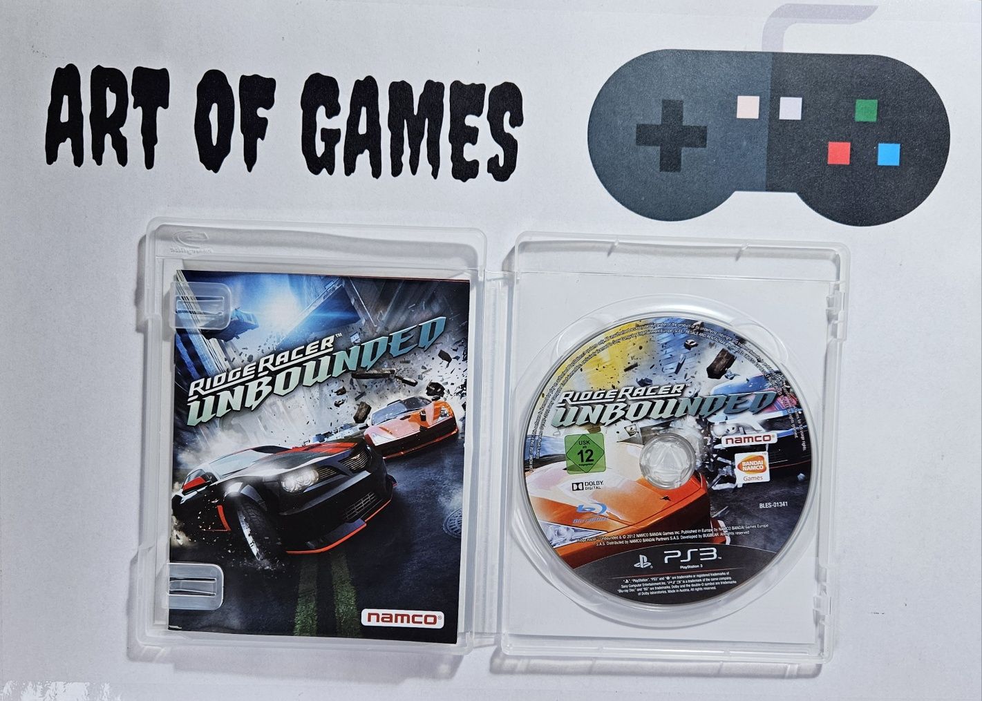 Ridge Racer Unbounded Komplet 3xA Ps3 Playstation 3 BDB