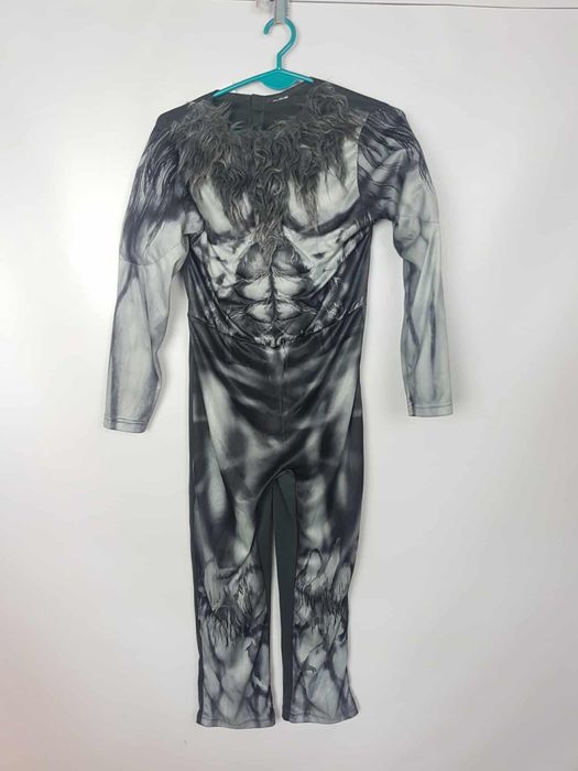 Strój przebranie wilkołak wilk halloween rozmiar 134 140 cm. BH039