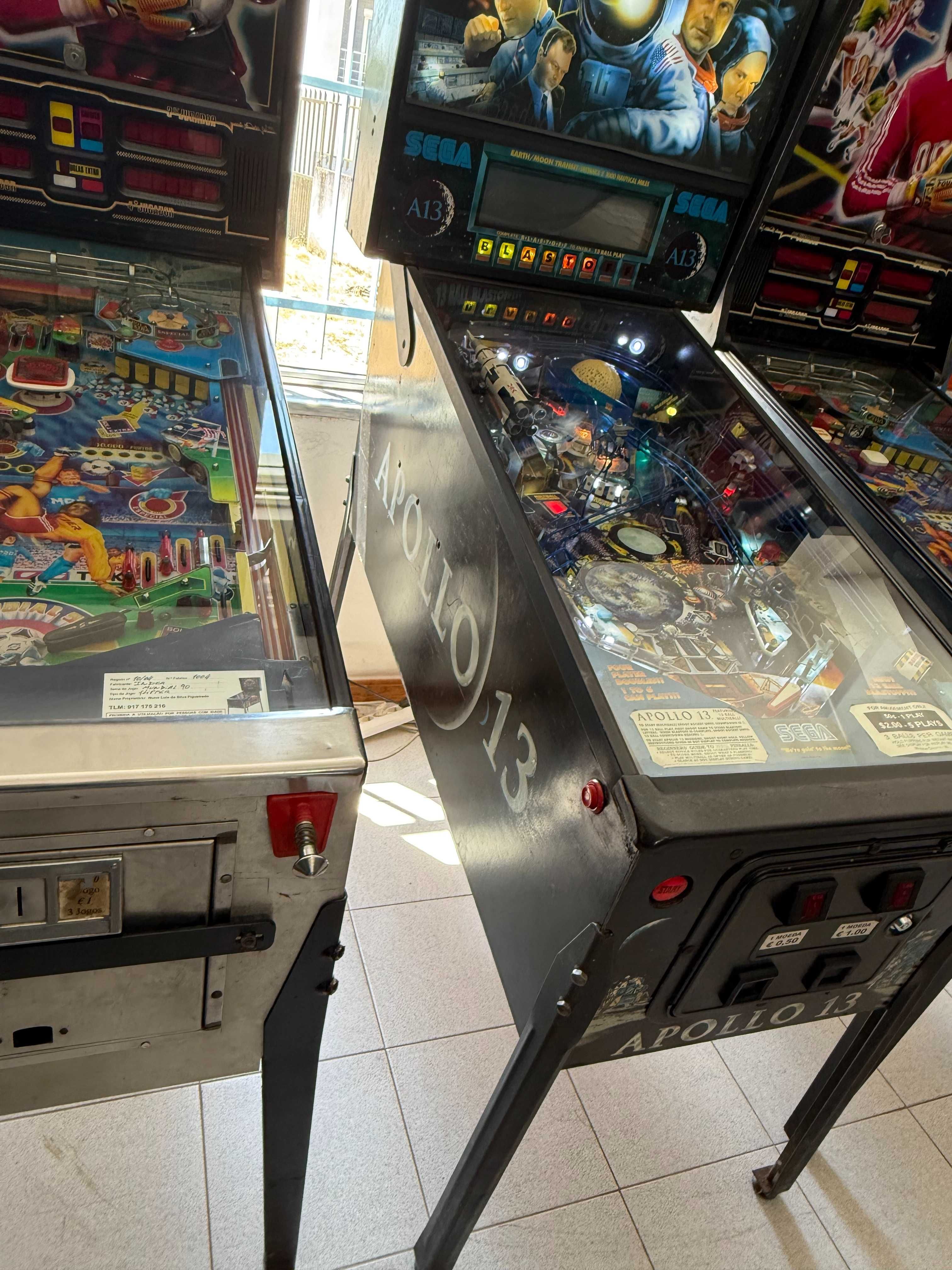 Flipper Temático Apollo 13 – Pronto a Jogar, Excelente Oportunidade