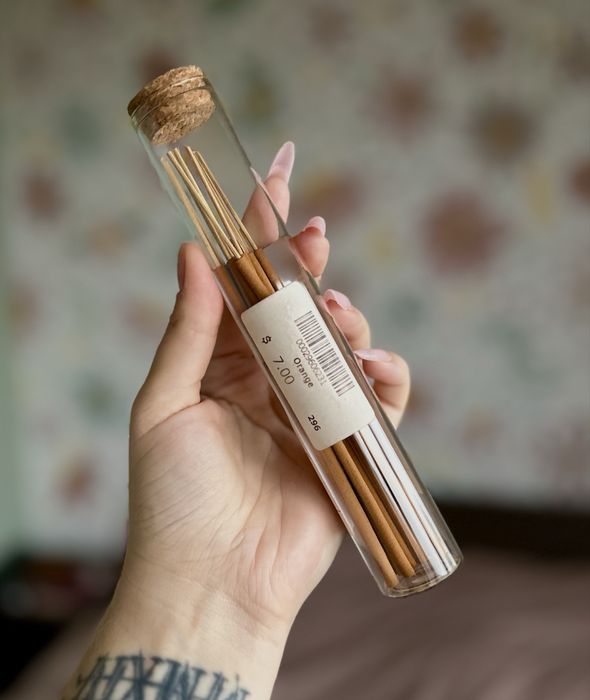 Kadzidełka Pomarańczowe Zanzibar Zurirituals aromaterapia medytacja