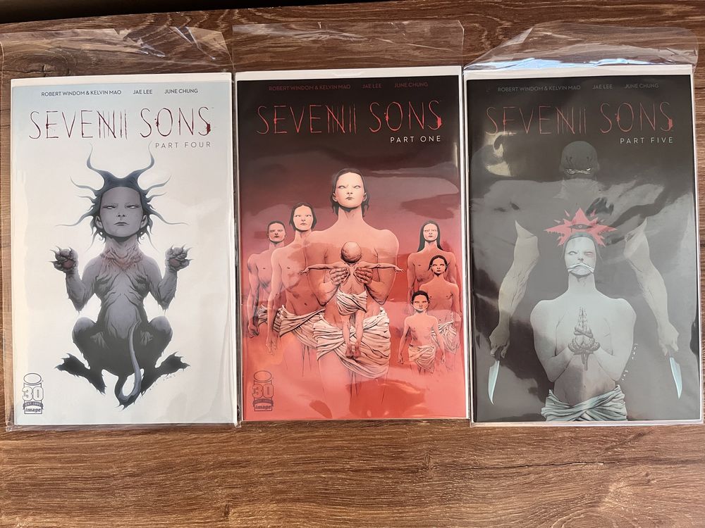 Seven sons 1-7 komplet. Komiksy USA Jae Lee