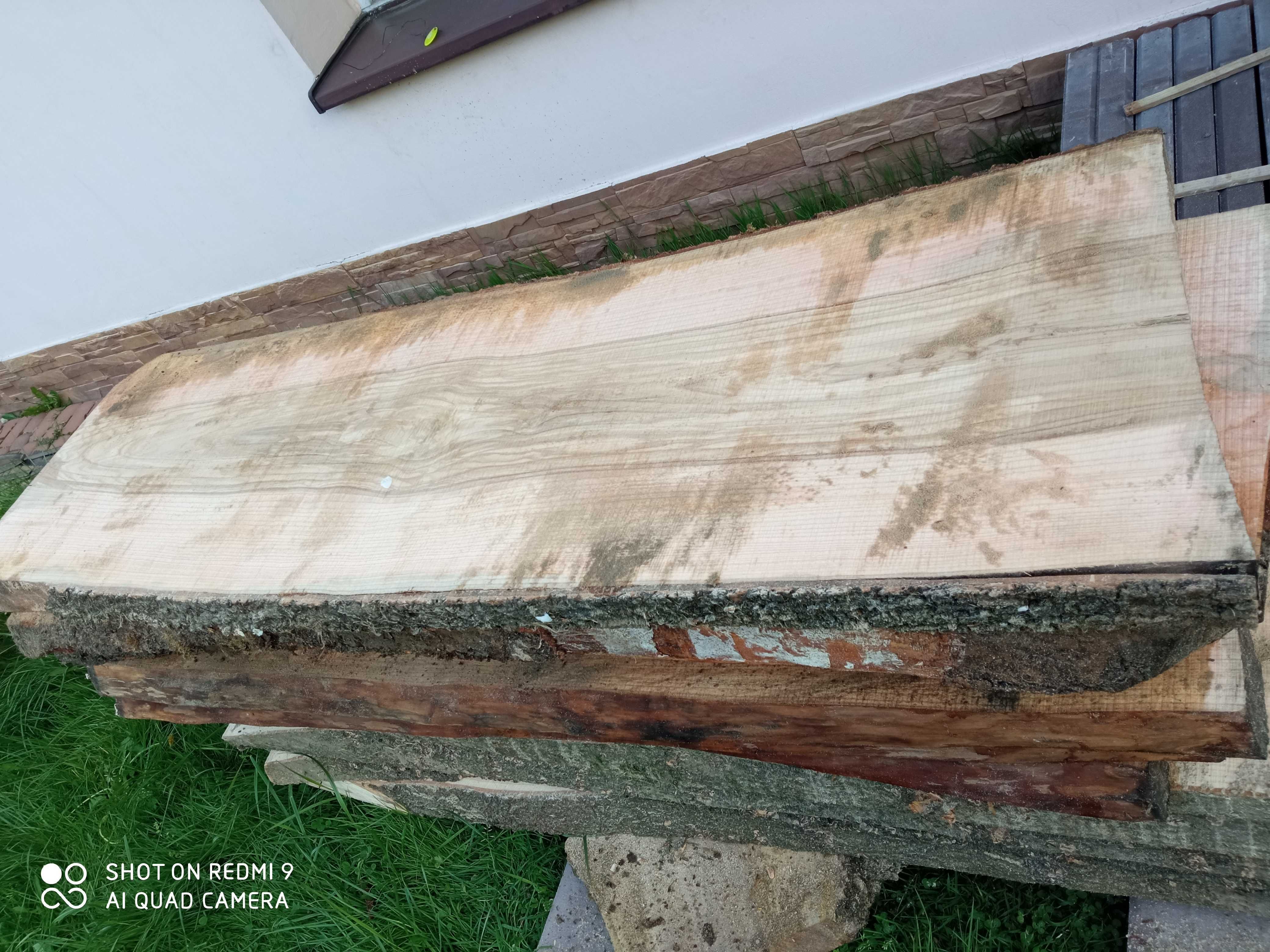 foszty deski monolit stół stolik meble ława DESKA ORZECH - ŁADNE 6 cm