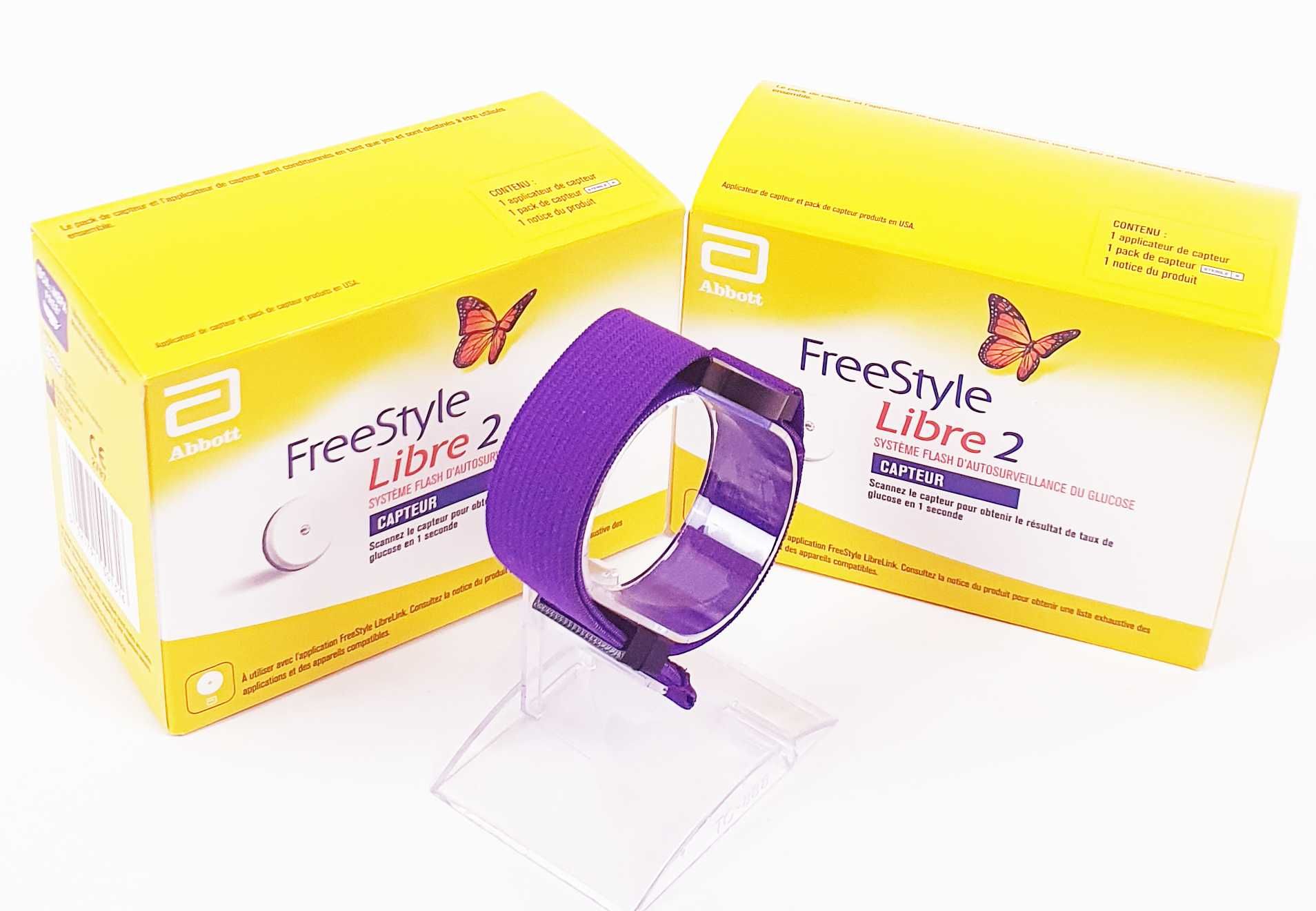 Sensor Freestyle Libre 1 i 2 - Opaska Ochronna FIOLETOWA