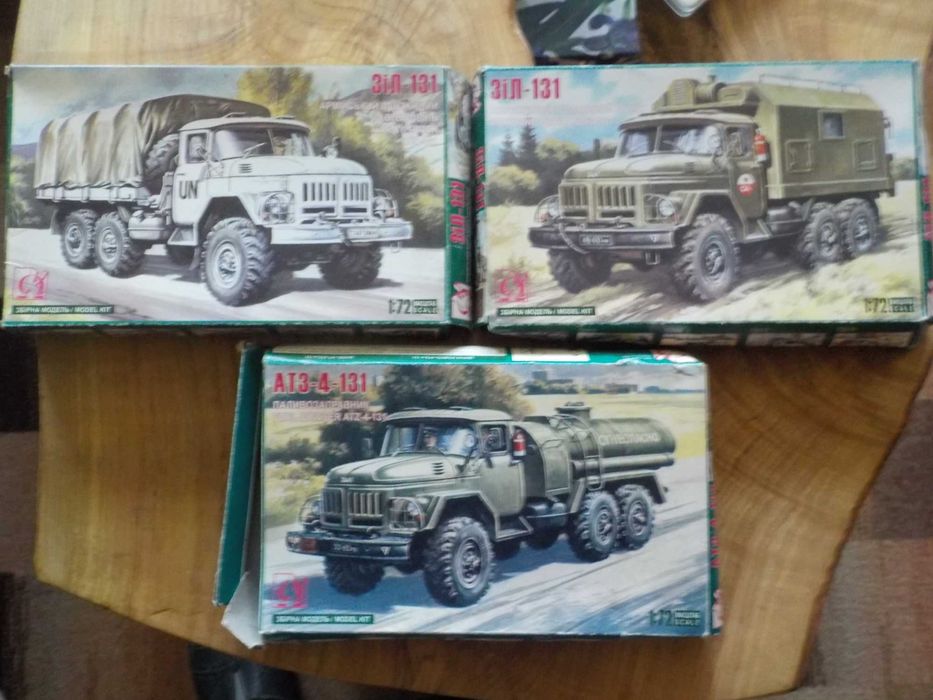 trzy modele ził-131 "icm" 1/72 - wyprzedaż