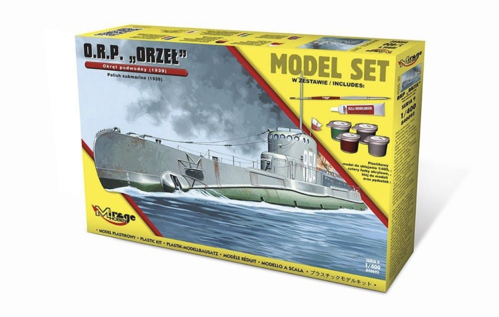 Model plastikowy do sklejania Okręt podwodny Mirage O.R.P. Orzeł