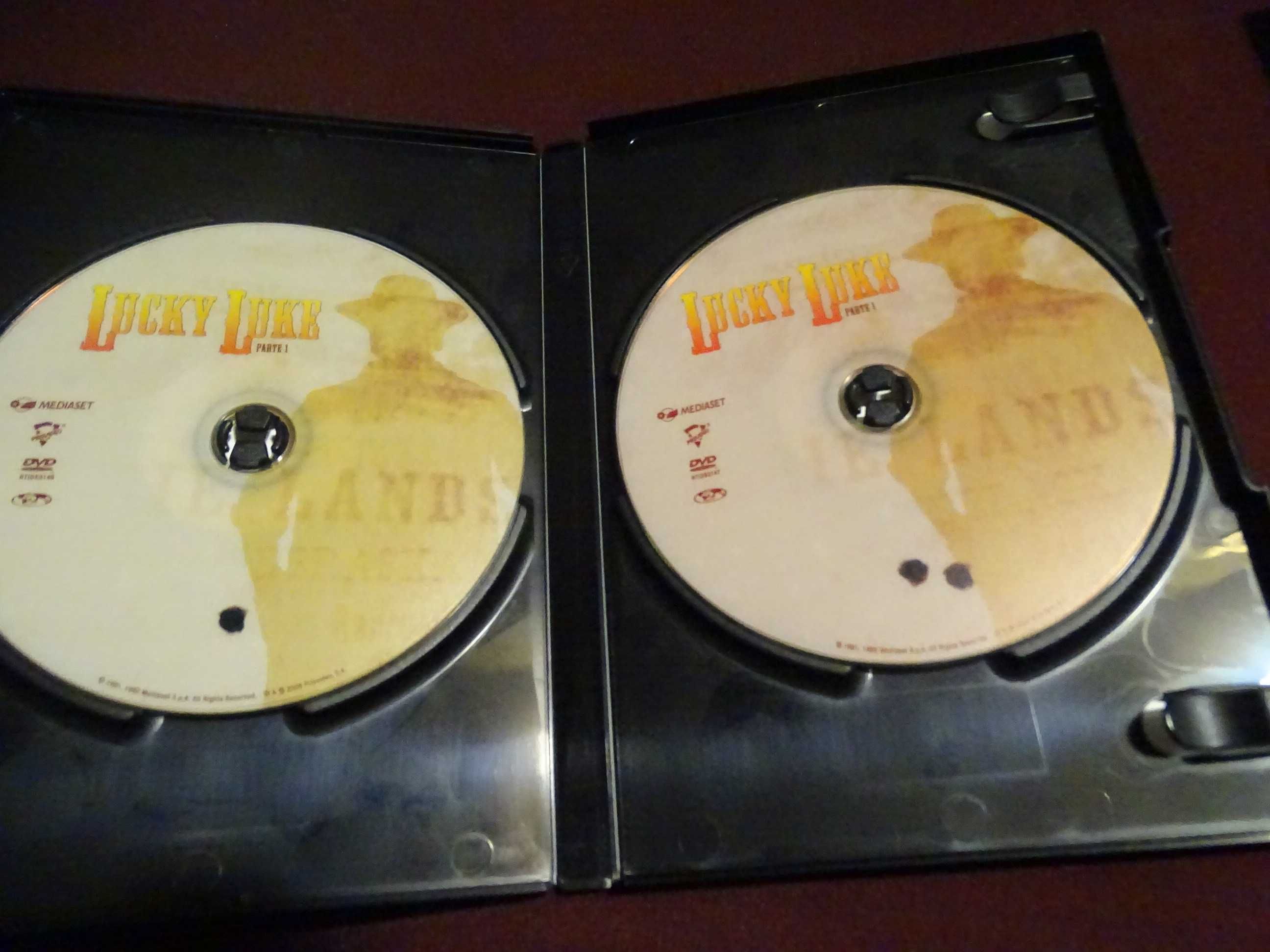 DVD-Lucky Luke/Terence Hill-Parte 1 e 2-Edições de 2 discos