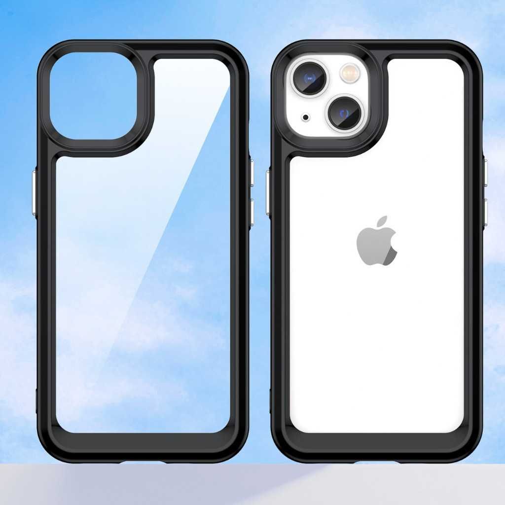 etui do iPhone 14 żelowe z ramką mocne