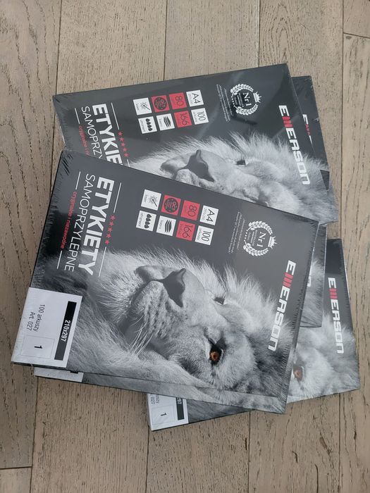 Etykiety samoprzylepne Emerson 210 x 297 mm 100szt