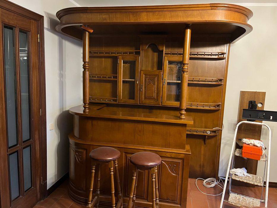 Móvel Bar madeira maciça