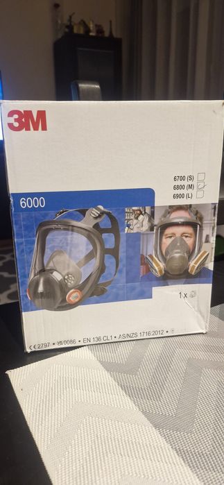 Maska przeciwpyłowa pełnotwarzowa 3M