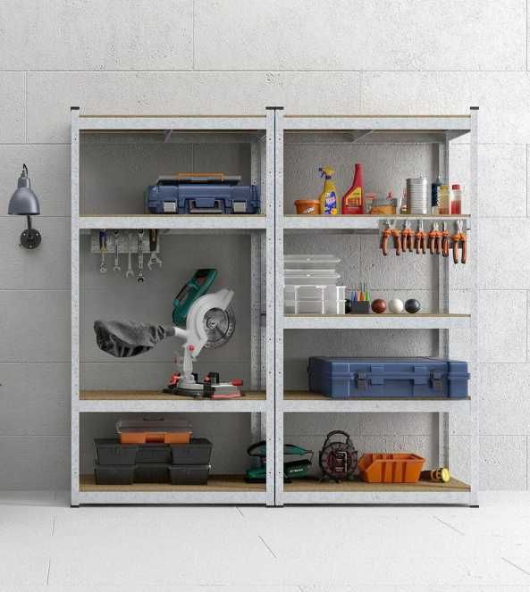 Розпродаж! Нові металеві універсальні посилені стелажі полиці мдф/дсп.