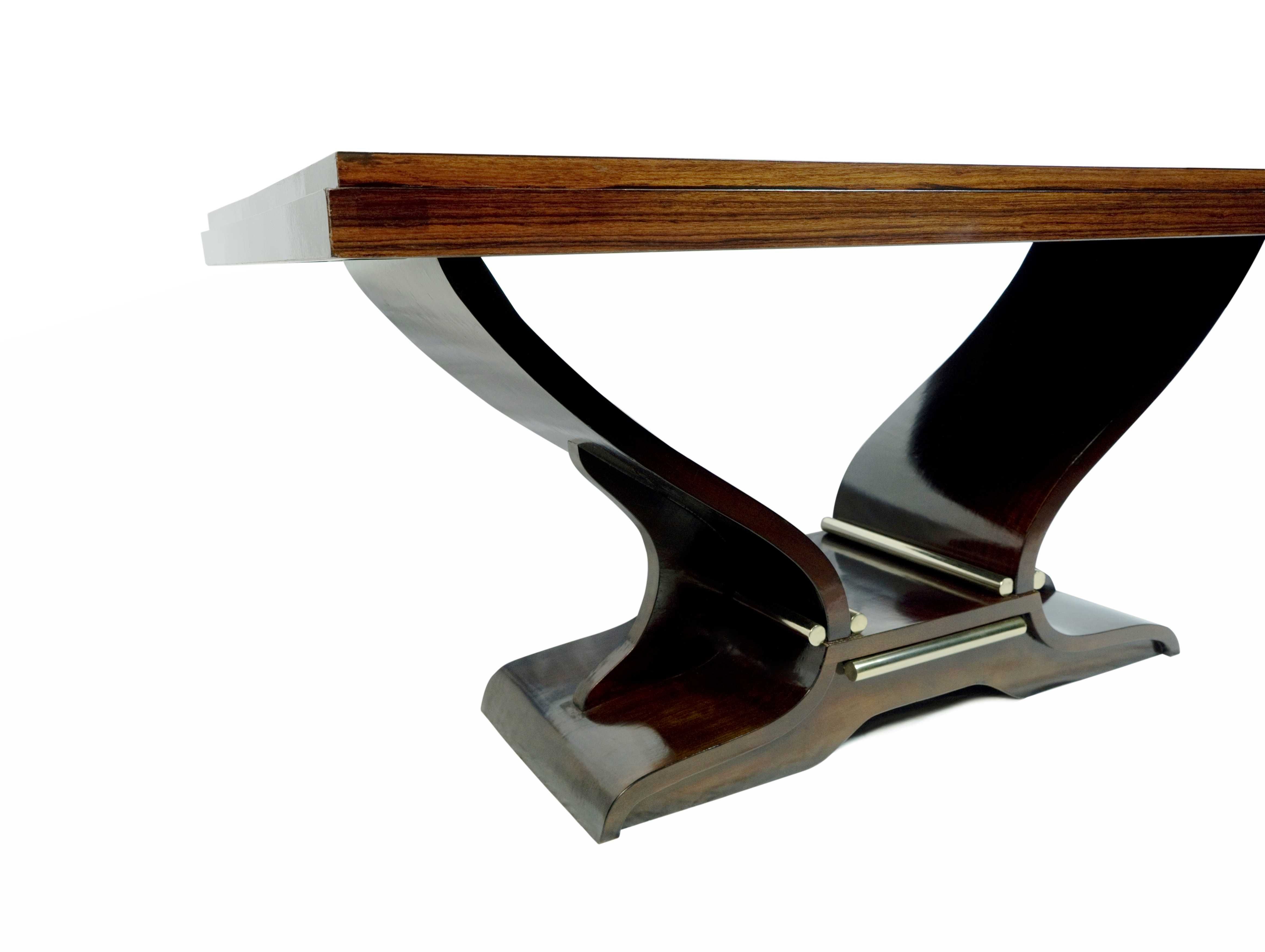 Mesa jantar pau santo Art Deco vintage | século XX