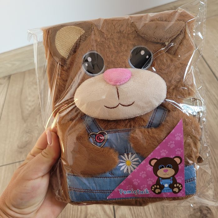 MIŚ pamiętnik z kłódką zeszyt na prezent