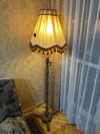 Lampa abażur vintage duża