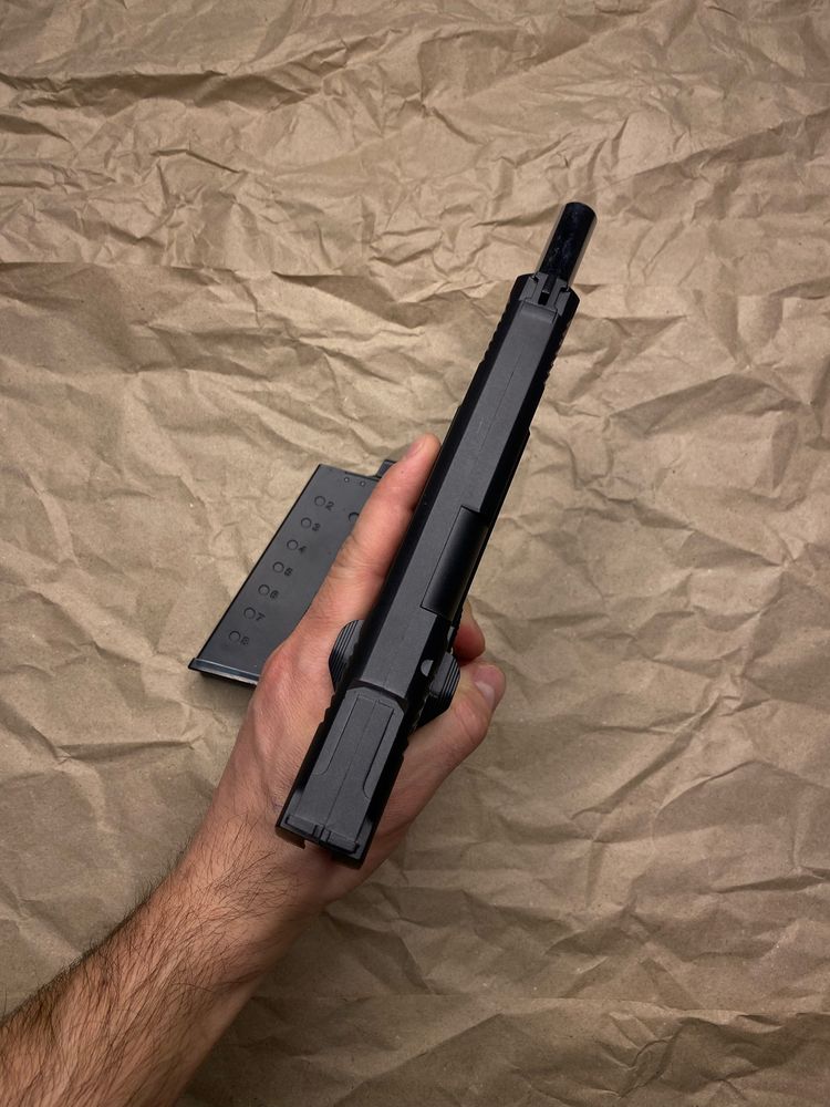 Пістолет Browning HP металевий з кобурою  ( іграшковий )