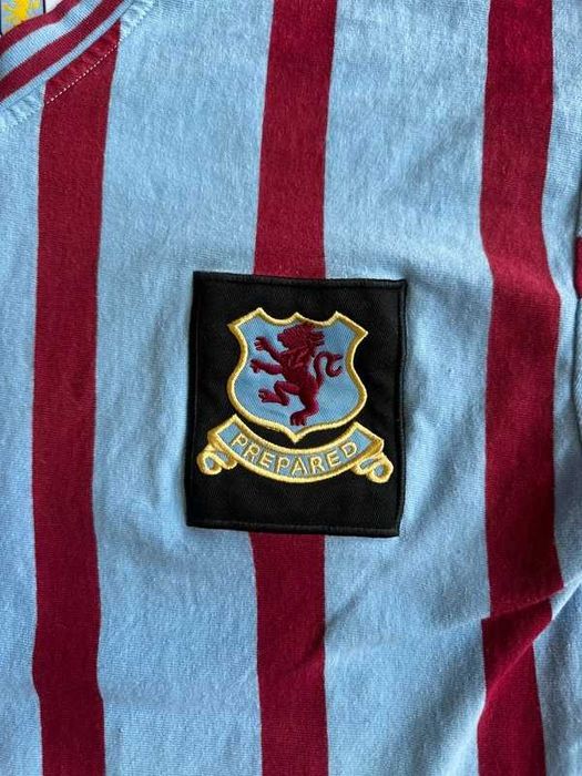 Aston Villa Retro Football Shirt 1956/1957 Jersey Soccer England Score